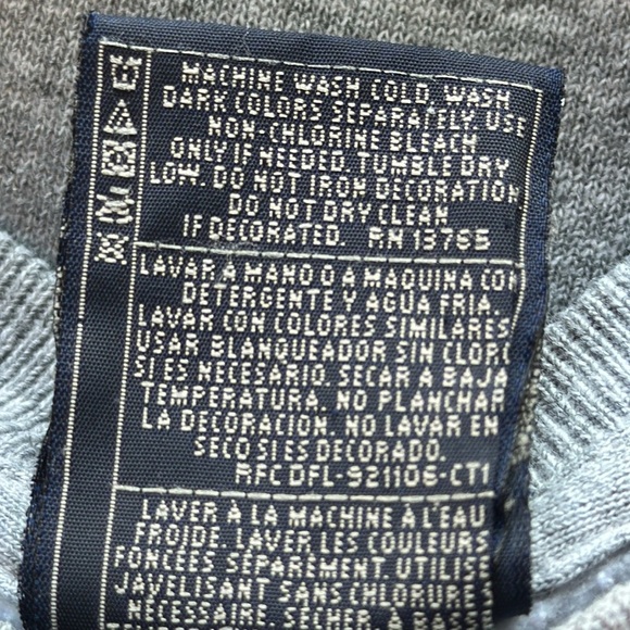 Pluma Outdoors gray fall leaves sweatshirt, size L - Picture 7 of 7